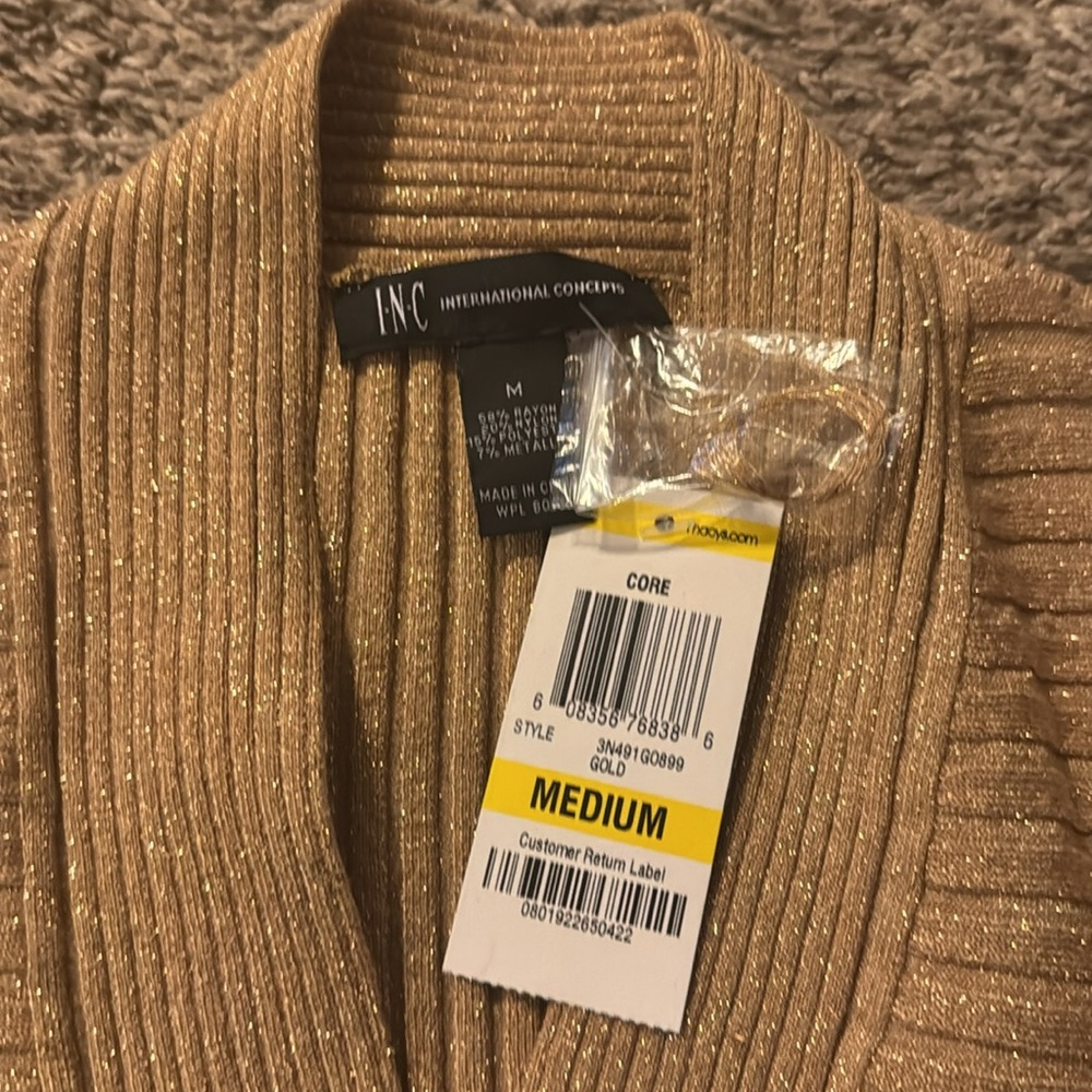 Camel Ribbed Knit Sweater - Picture 4 of 4